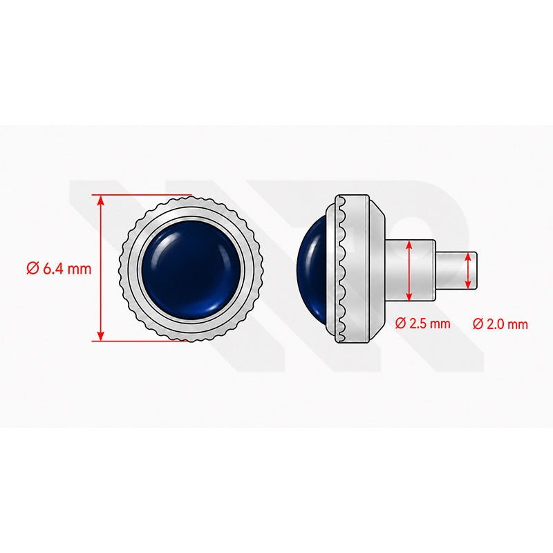 Replacement Crown Compatible with Cartier Ballon Bleu 33mm