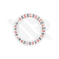 Replacement Date Disc Compatible with Cal. 3235 : Red Black Roulette