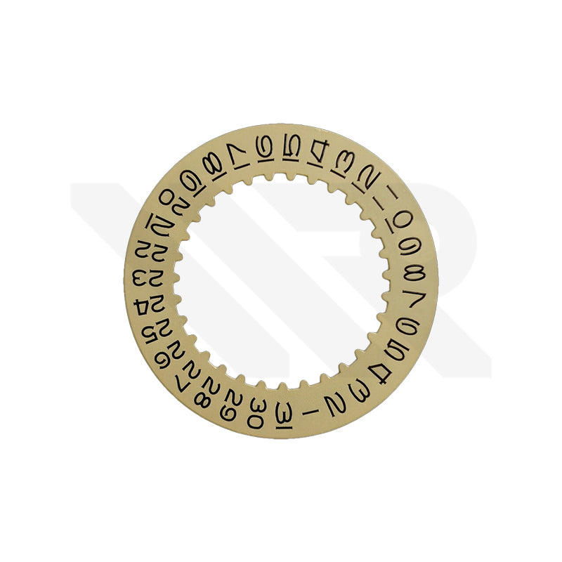 Replacement Date Disc Compatible with Cal. 3235 : Yellow Open 6 Flat 4