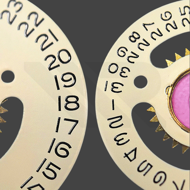 Replacement Date Disc Compatible with Rolex Cal. 2135 Champagne