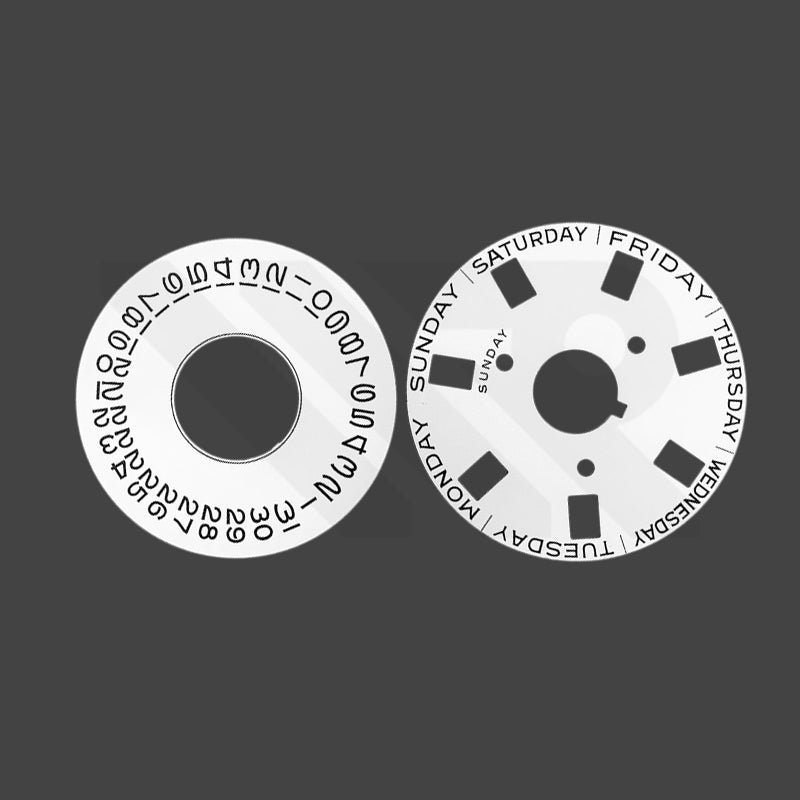 Replacement Day-Date Disc Compatible with Rolex Cal. 3055