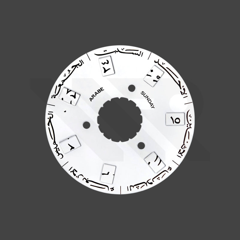 Replacement Day-Date Disc Compatible with Rolex Cal. 3155 - Arabic