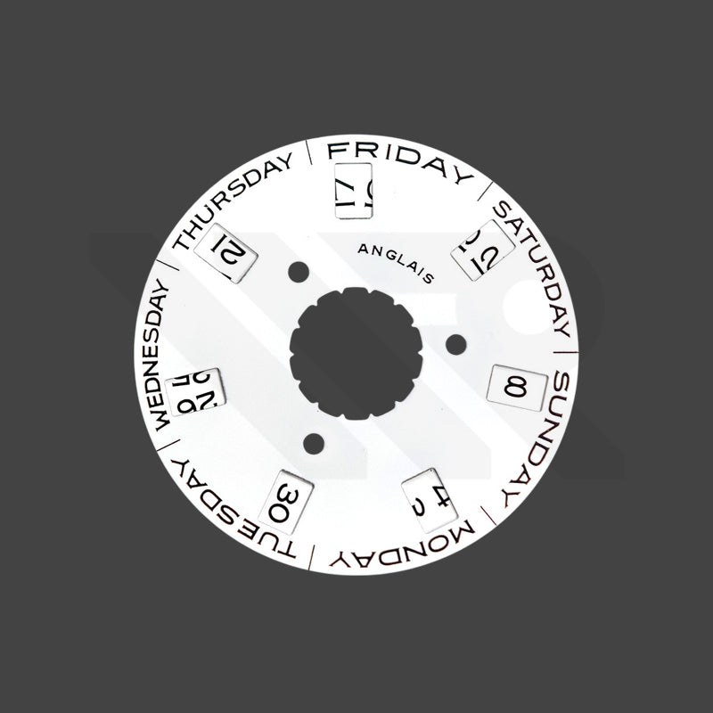 Replacement Day-Date Disc Compatible with Rolex Cal. 3155
