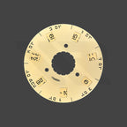Replacement Day-Date Disc Compatible with Rolex Cal. 3155 - Hebrew Champagne
