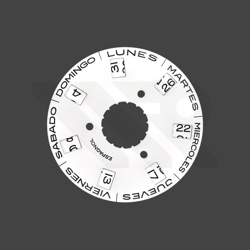 Replacement Day-Date Disc Compatible with Rolex Cal. 3155 - Spanish