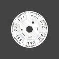Replacement Day-Date Disc Compatible with Rolex Cal. 3255 - Arabic