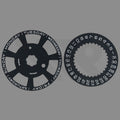 Replacement Day-Date Disc Compatible with Swiss Cal. 3255 - Black