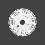 Replacement Day-Date Disc Compatible with Rolex Cal. 3255 - German
