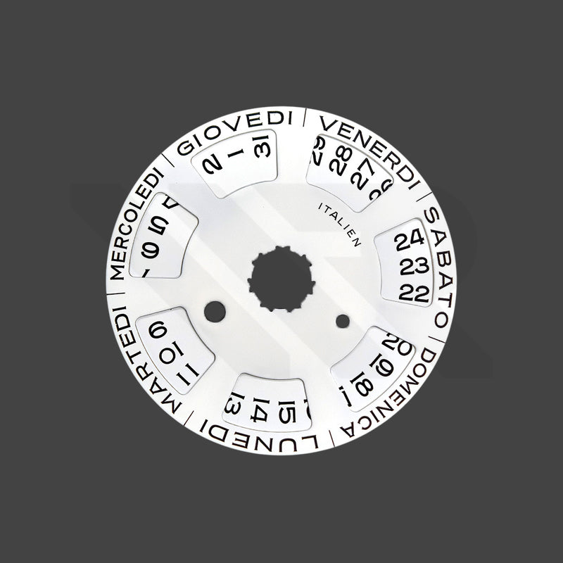 Replacement Day-Date Disc Compatible with Rolex Cal. 3255 - Italian