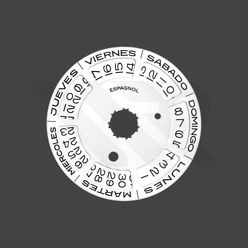 Replacement Day-Date Disc Compatible with Rolex Cal. 3255 - Spanish