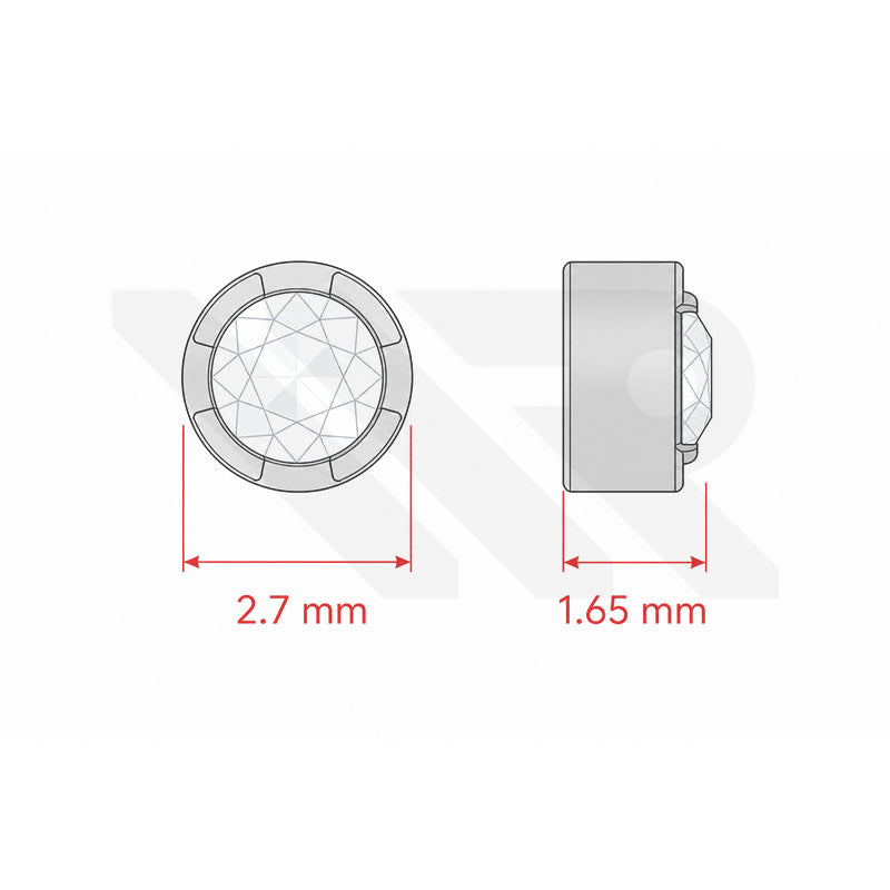 Ersatz-Acrylglas (Plexiglas) für Uhren, kompatibel mit Rolex 1083