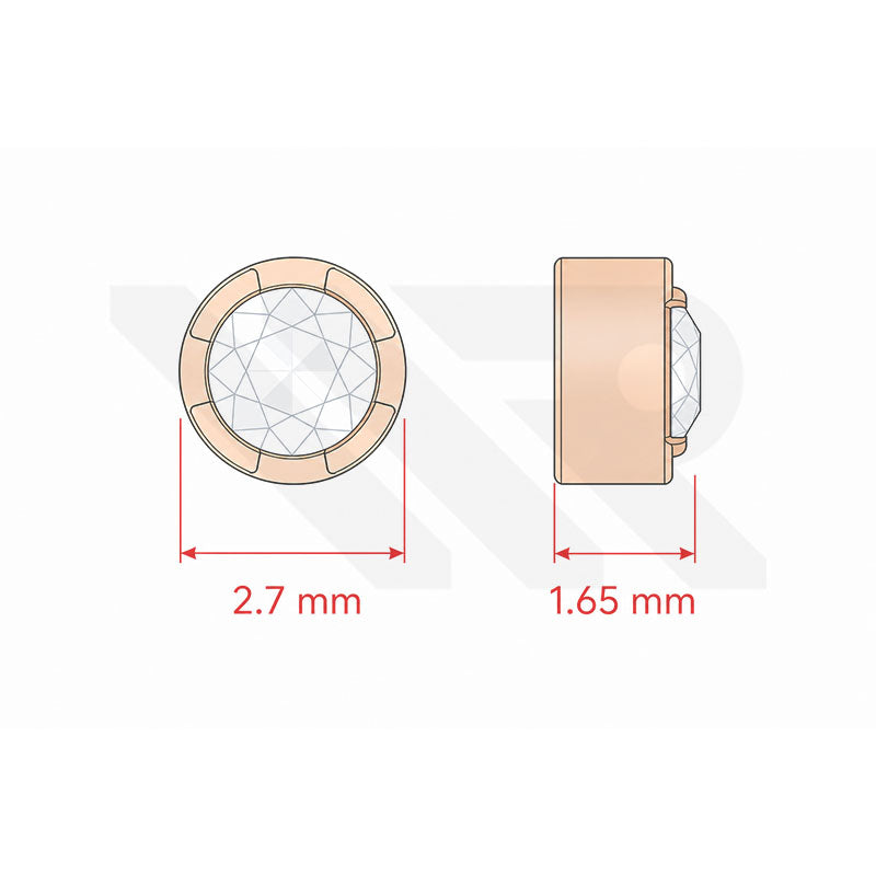 Ersatz-Acrylglas (Plexiglas) für Uhren, kompatibel mit Rolex 1083