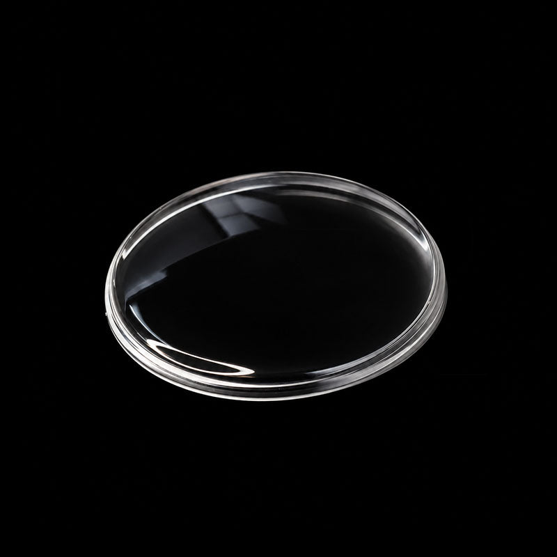 Ersatz-Flachglas mit Zykloplupe aus Saphir, kompatibel mit Tudor Princess 92400, inklusive Ersatzdichtung (ohne Antireflexbeschichtung)