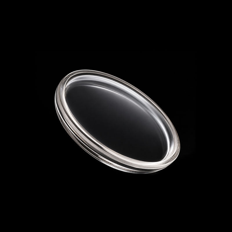 Ersatz-Doppelt gewölbtes Saphirglas, kompatibel mit Omega Constellation 121.92.41 (blaue Antireflexbeschichtung)