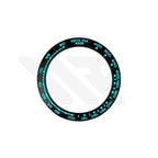 Replacement Full Luminous Ceramic Bezel Insert for VK63 Daytona Homage : Green Blue Luminous