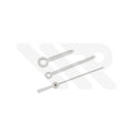 Replacement Hands Compatible with Tissot Flamingo T094210A : Silver