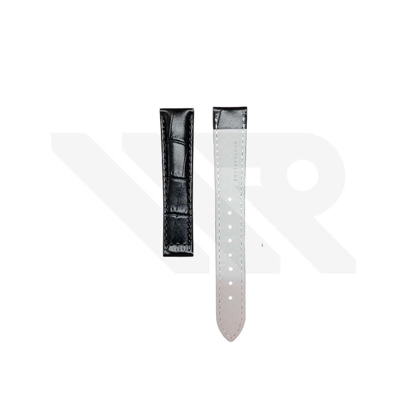 Replacement Leather Strap Compatible with Rado Watches : Black