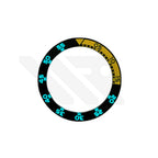 Replacement Sapphire Bezel Insert Compatible with IWC Aquatimer Chronograph IW3767 , IW3568 : Black & Orange