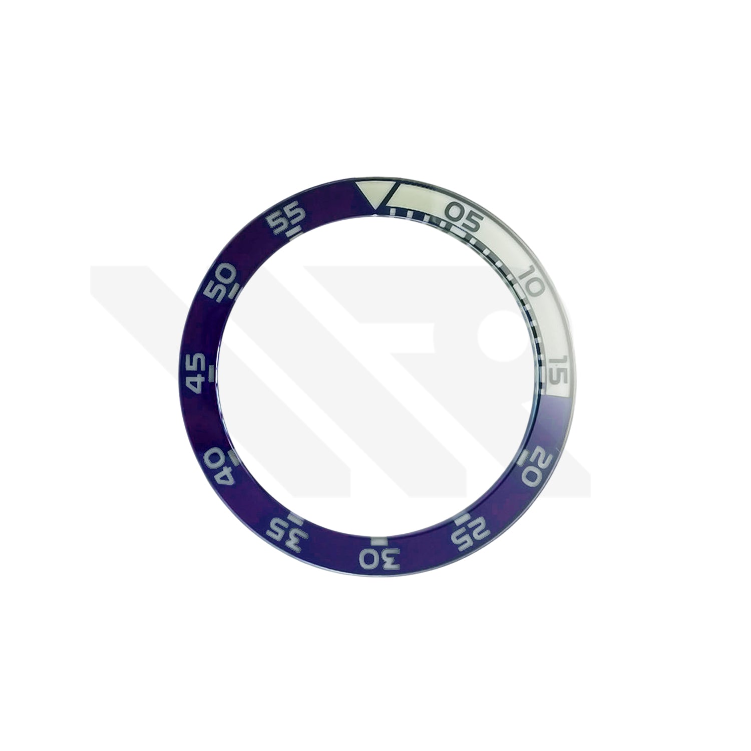 Replacement Sapphire Bezel Insert Compatible with IWC Aquatimer Chronograph IW3767 , IW3568 : Navy