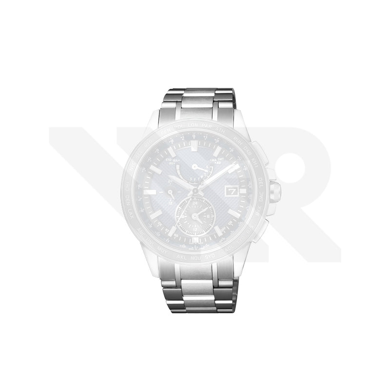 Replacement Stainless Steel Bracelet Compatible with Citizen Eco-Drive Attesa Radio World Time AT9024