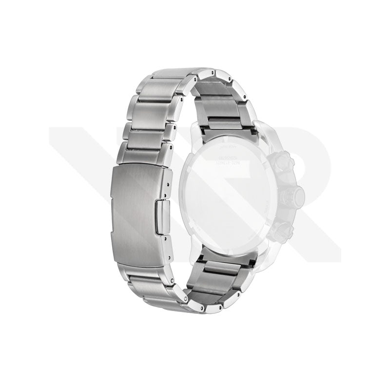 Replacement Stainless Steel Bracelet Compatible with Citizen Eco-Drive Brycen Chronograph CA4188-81A