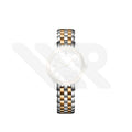 Replacement Stainless Steel Bracelet Compatible with Longines Flagship Classic L4.274 Series (Two-Tone Rose Gold)