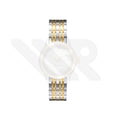 Replacement Stainless Steel Bracelet Compatible with Tissot Carson T085207A (Two-Tone Gold)