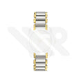 Replacement Stainless Steel Bracelet Compatible with Tissot T-Wave T023210A (Round Case Two-Tone Gold)