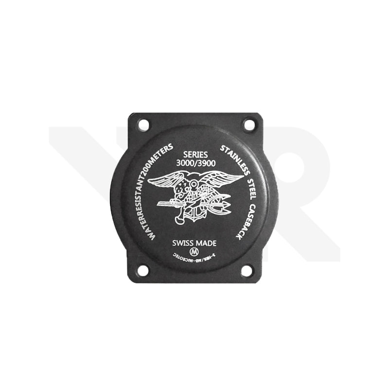 Replacement Stainless Steel Case Back Compatible with Luminox Original Navy Seal 3000/3900 V3 Series