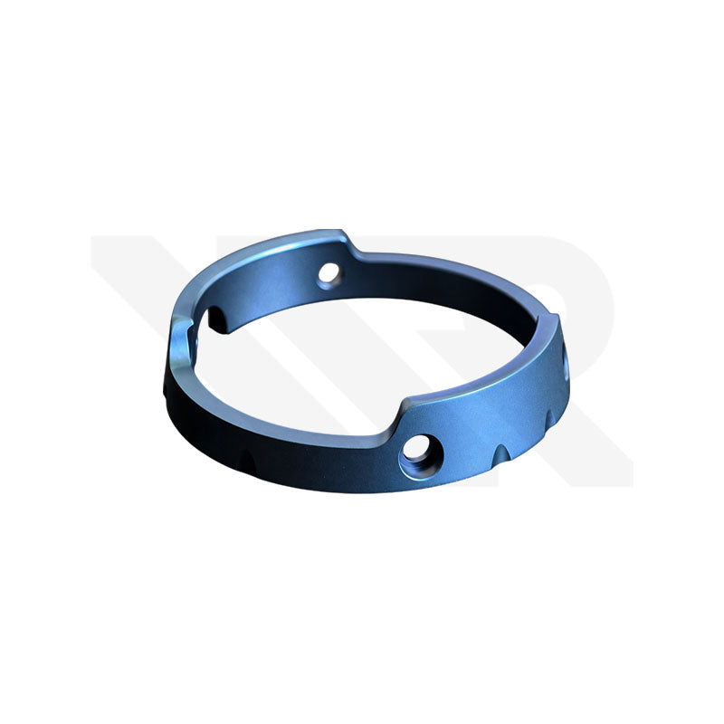 Replacement Titanium Shroud Compatible with Seiko Scallop SRPA79 , SRPA81 , SRPA82 , SRPA83 (Sandblasted Blue)