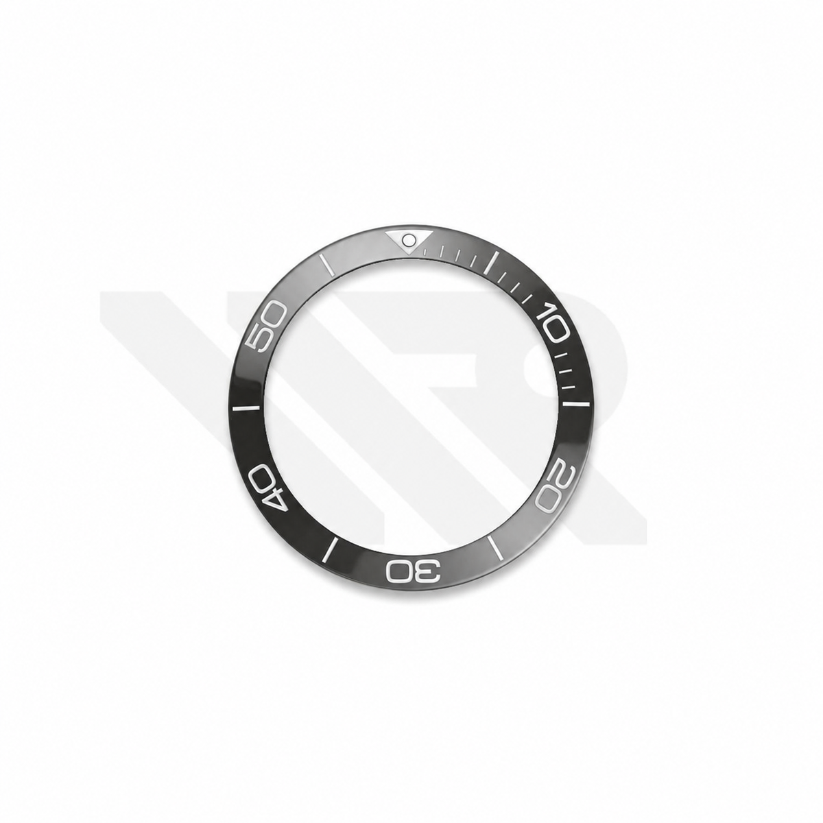 Replacement Ceramic Bezel Insert Compatible with Longines HydroConquest 41mm L3.781 Series : Gray
