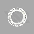 Replacement Date Disc Compatible with Rolex 3235 Datejust 41 126330