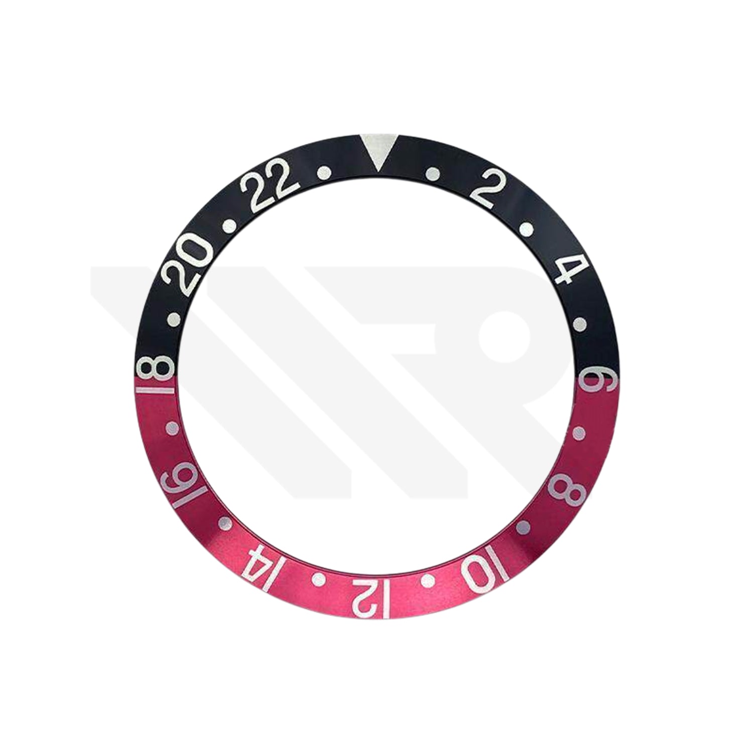 Replacement Aluminum Bezel Insert Compatible with Rolex GMT Master : Cola