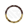 Replacement Aluminum Bezel Insert Compatible with Rolex GMT Master : Root beer
