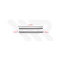 Stainless Steel Bracelet Screw Pin Compatible with Rolex Watches : M1.2 12mm x 1.4mm