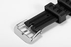 Chocolate Bar Rubber Diver Strap for Seiko Divers - Black