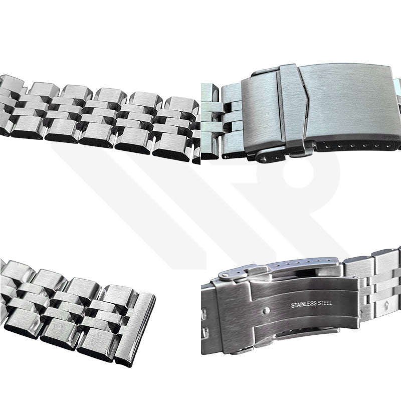 Tank Jubilee Bracelet for Seiko Prospex Marine Master Professional Tuna SBBN025 / SBBN027 / SBBN029 / SBDX014 / SBDX016