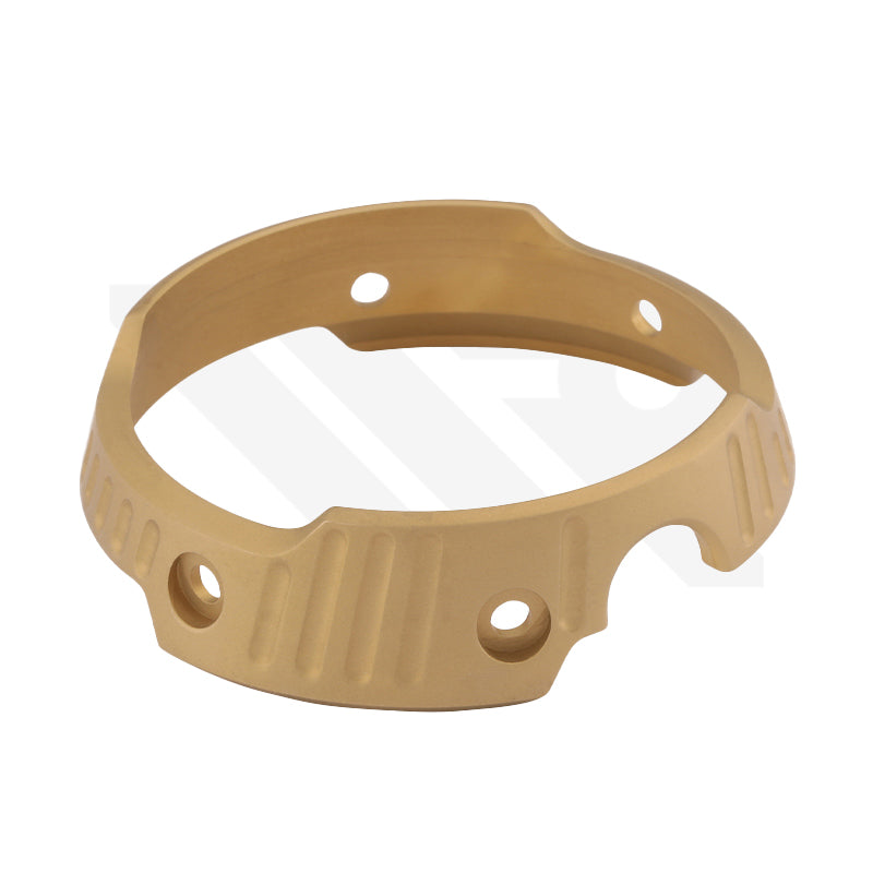 Shroud for Seiko Prospex Marine Master Emperor Tuna SBDX011 SBDX013 SBDX014 SBDX016: Sandblasted Bronze with Decoration Stripes