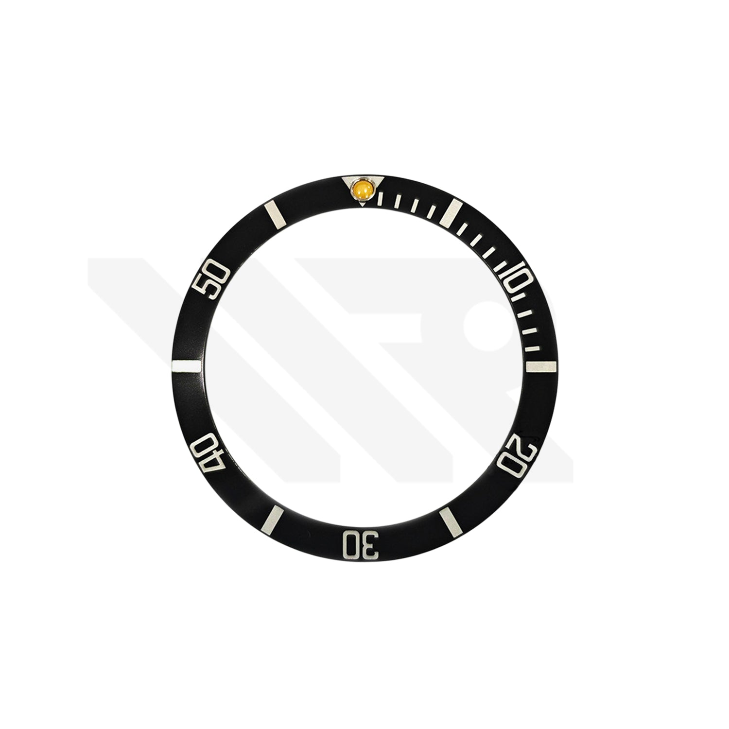 Replacement Aluminum Bezel Insert Compatible with Rolex Sea Dweller 16600 (Flat 4, Patina Pip)