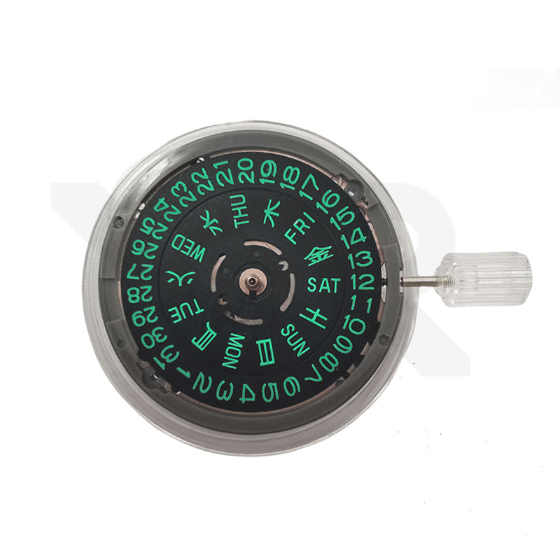 Seiko (SII) NH36A Automatic Movement (C3 Lume Black Kanji 3o'clock)