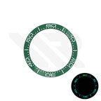Sea Master Style Ceramic Sloped Bezel Inserts for SKX/SRPD Seiko Mod: Green