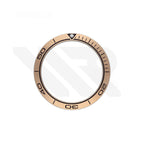 Seamaster SM300 Style Matte Finished Ceramic Sloped Bezel Inserts for SKX007 / SRPD Seiko Mod: Rose Gold