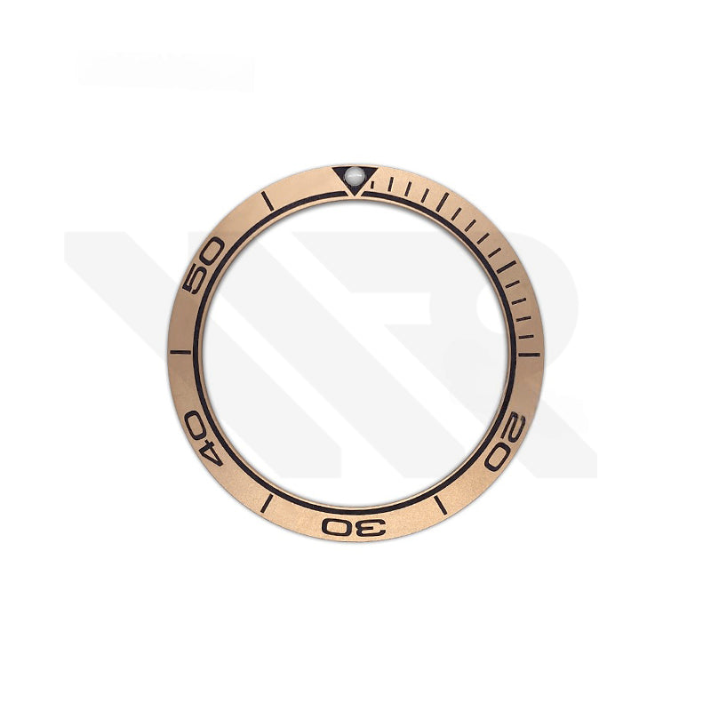 Seamaster SM300 Style Matte Finished Ceramic Sloped Bezel Inserts for SKX007 / SRPD Seiko Mod: Rose Gold