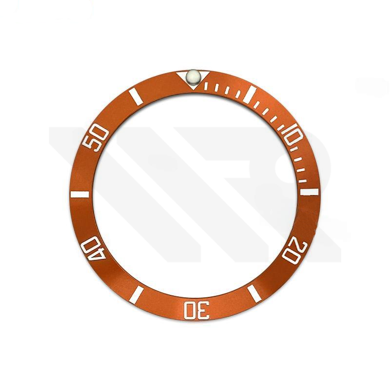 Sub Style Aluminium Sloped Bezel Insert for SKX/SRPD - Orange