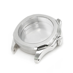 Nautilus Brushed Case Set for Seiko Mod: Silver