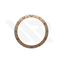 Load image into Gallery viewer, YM Style Dual Time Ceramic Flat Bezel Insert for SKX/SRPD: Rose Gold
