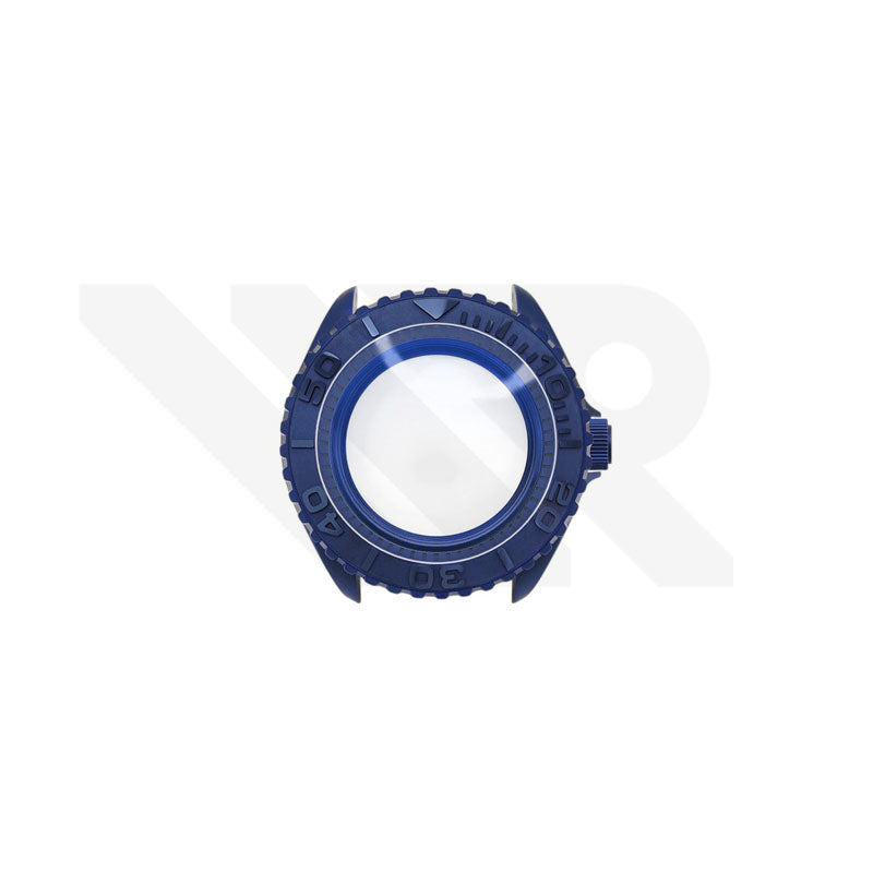 Sandblasted Blue SKX 3 O'clock Case Set for Seiko Mod: Blue Yachtmaster Style