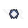 SKX Sandgestrahltes Gehäuse-Set für Seiko Mod: Blau (3 Uhr)