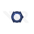 SKX Sandgestrahltes Gehäuse-Set für Seiko Mod: Blau (3 Uhr)