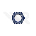 Sandblasted Blue SKX 3 O'clock Case Set for Seiko Mod: Blue Seamaster Style